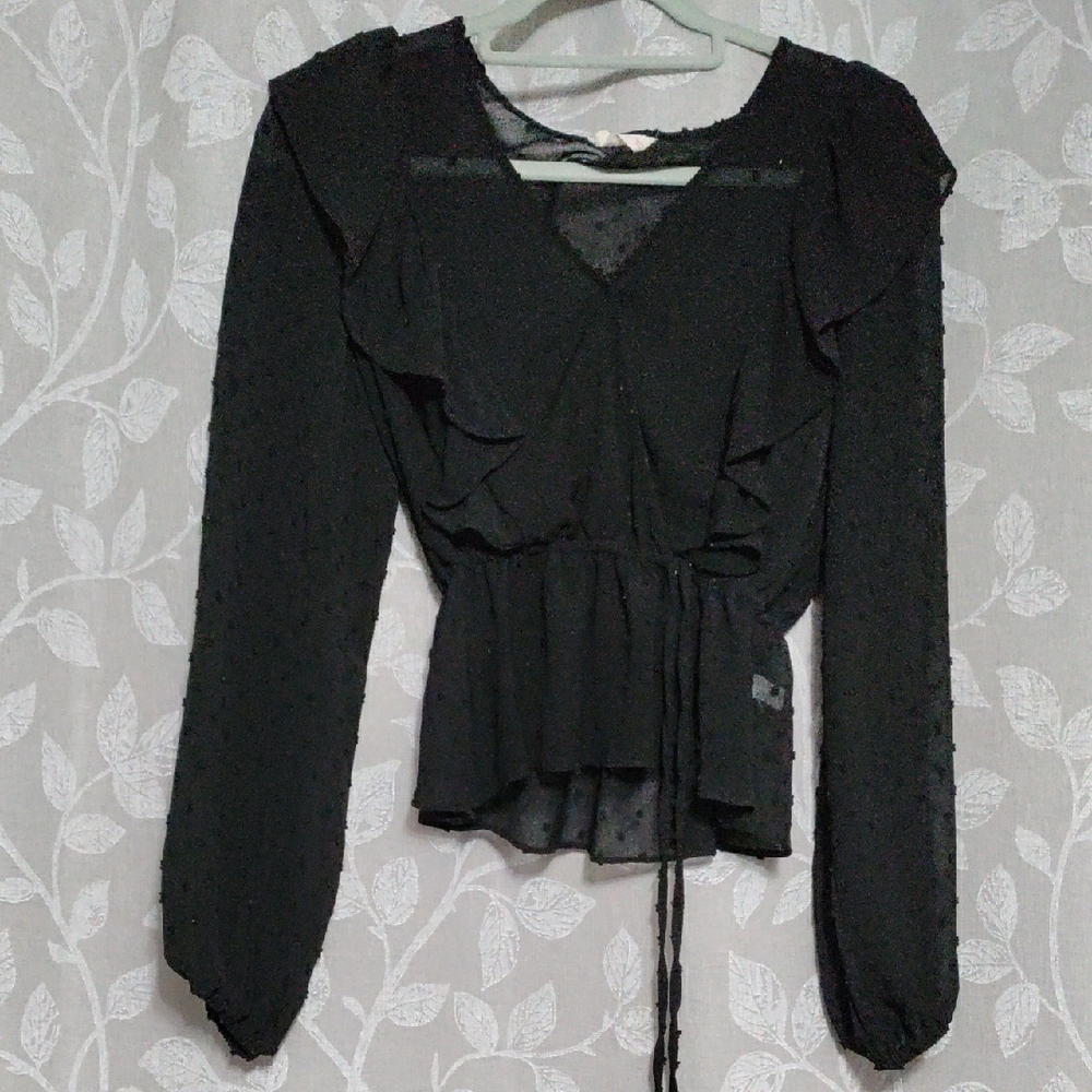 Elegant Black Women's Top